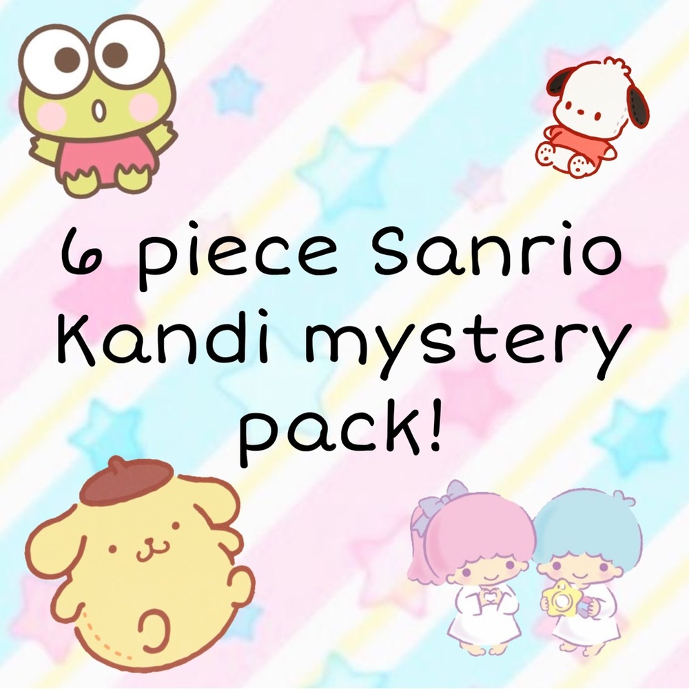 🌸6 Piece Sanrio Kandi Mystery Pack🌸